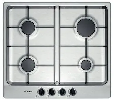 Ultimissimo Modello Bosch PCD666DEU piano cottura Acciaio inossidabile Da incasso Gas 4 Fornello(i)