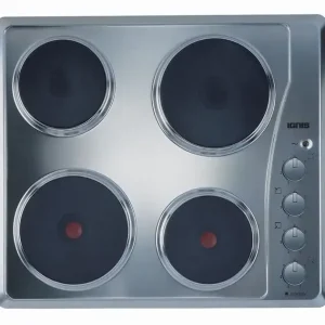 Solo Oggi Ignis AKS 380/IX piano cottura Acciaio inossidabile Da incasso Piastra sigillata 4 Fornello(i)