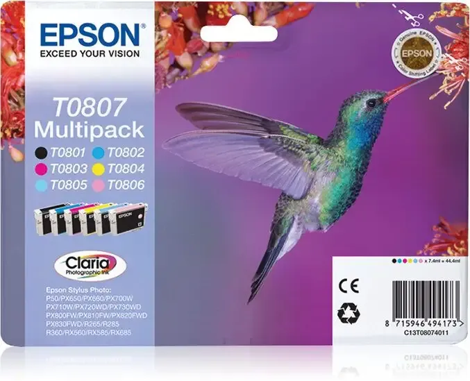 Più Venduto Epson Hummingbird Multipack a 6 colori