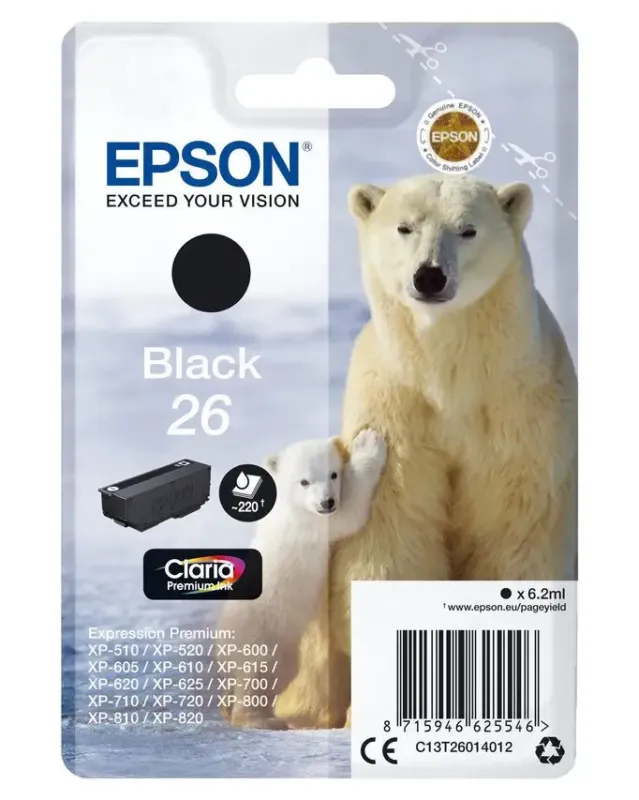Epson Polar bear Cartuccia Nero Spedito Oggi