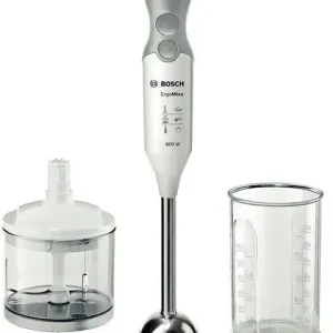 Offerta Del Giorno Bosch ErgoMixx MSM66120 Frullatore ad immersione 600 W Grigio, Bianco