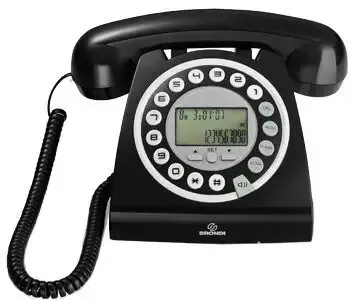 Brondi Hallo Telefono DECT Identificatore di chiamata Nero Prezzo Scontato