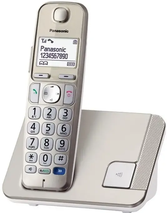 Panasonic KX-TGE210JTN telefono Telefono DECT Identificatore di chiamata Champagne Reso Gratuito