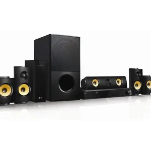 Professionale LG LHB725W sistema home cinema 5.1 canali 1200 W Compatibilità 3D Nero