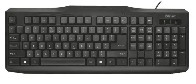 Reso Gratuito Trust CLASSICLINE KEYBOARD IT tastiera USB QWERTY Nero