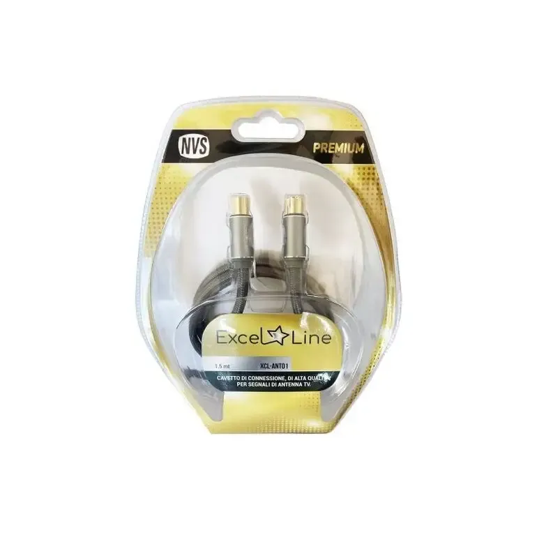 Di Tendenza nuovaVideosuono XCLANT01 cavo coassiale 1 m IEC Nero