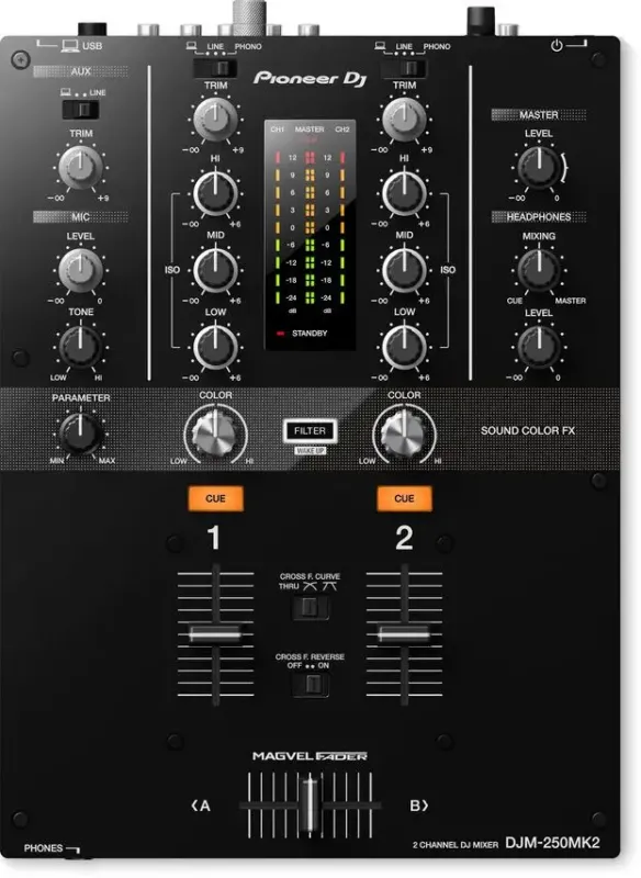 Pioneer DJ DJM-250MK2 mixer audio 2 canali 20 - 20000 Hz Nero Offerta Speciale