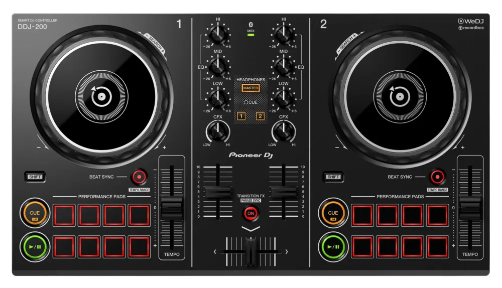 Pioneer DJ DDJ-200 Controller 2 Canali Per DJ Promozione