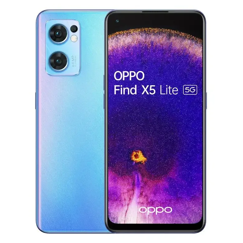 OPPO Find X5 Lite 16,3 cm (6.43") Doppia SIM Android 12 5G USB tipo-C 8 GB 256 GB 4500 mAh Blu Ultimissimo Modello