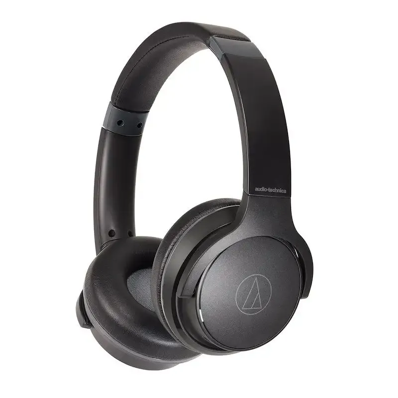 Promozione Audiotechnica ATH-S220BTK Cuffie Bluetooth fino a 60 ore Compatibili con Google Assistant e Siri