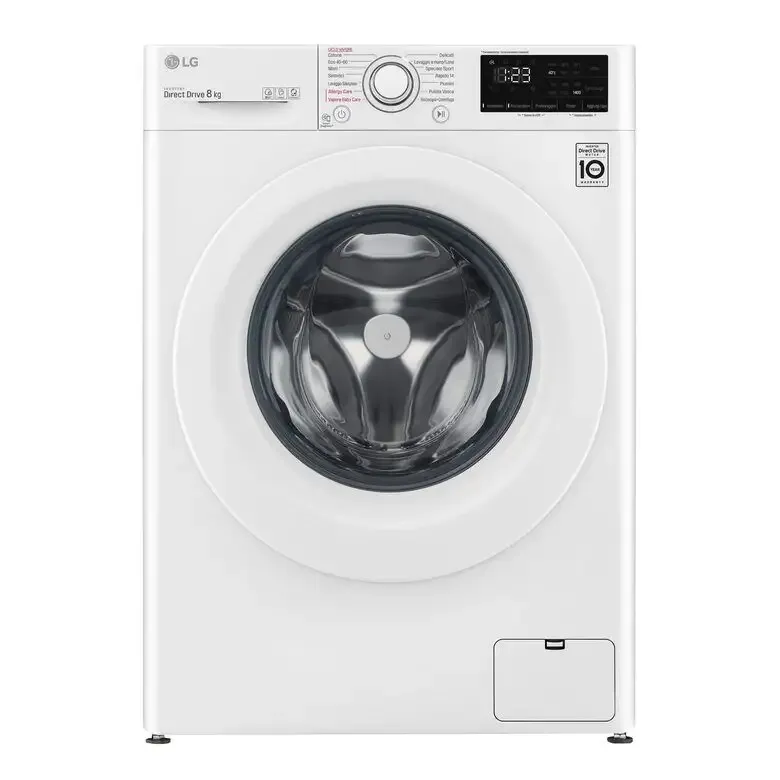 LG F4WV308S3B Lavatrice Intelligente AIDD 8kg Vapore 1400 Giri/min Carica frontale Classe B Offerta