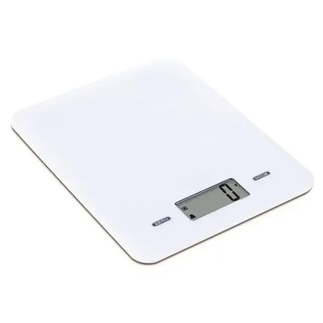 Melchioni SLIMMY Bianco Superficie piana Rettangolo Bilancia da cucina elettronica Pagamento Sicuro