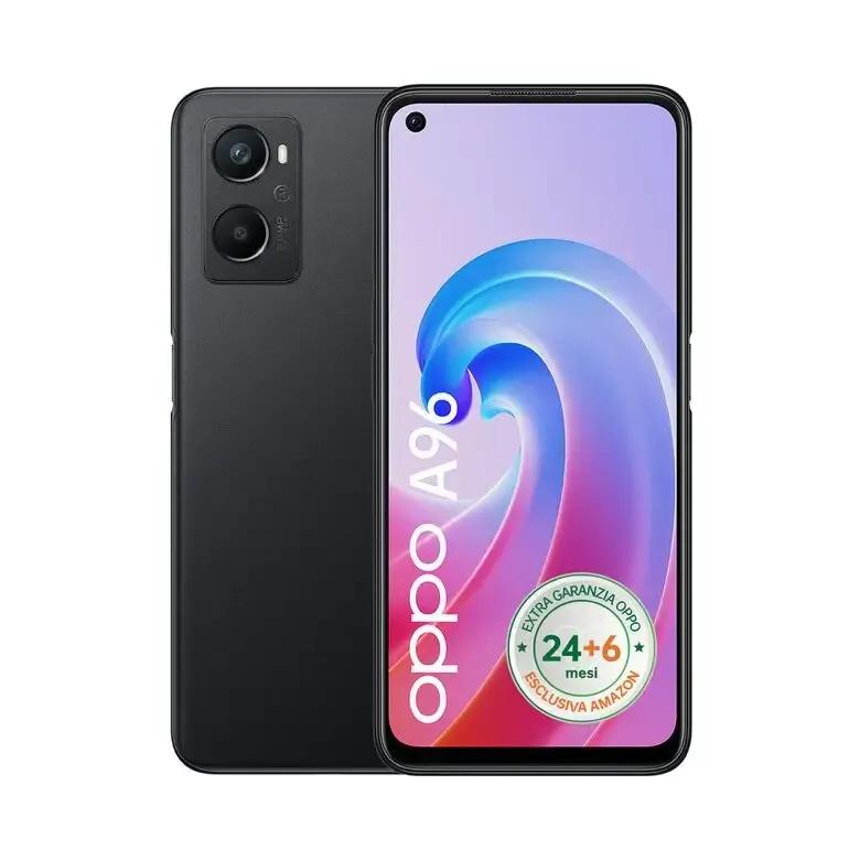 OPPO A96 Smartphone, NFC, Fotocamera principale da 50 Mp+AI e frontale da 16Mp, Display 6.59” 90HZ, 5000mAh, RAM 8GB+128GB espand. (1TB), [Extra Garanzia 24+6 Mesi Versione Italiana] Starry Di Tendenza