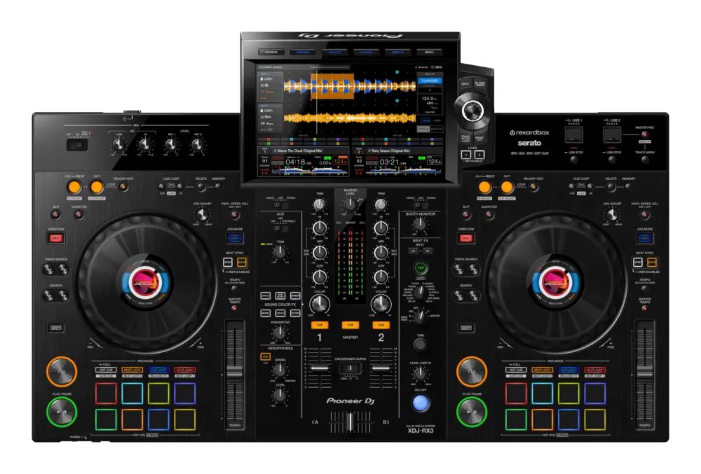 Promozione Esclusiva Pioneer DJ XDJ-RX3 Controller DJ All-in-one 2 Canali con Rekordbox e USB Nero