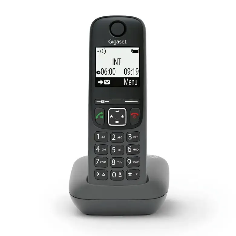 Gigaset AS490 telefono Telefono analogico/DECT Identificatore di chiamata Nero Acquista Ora