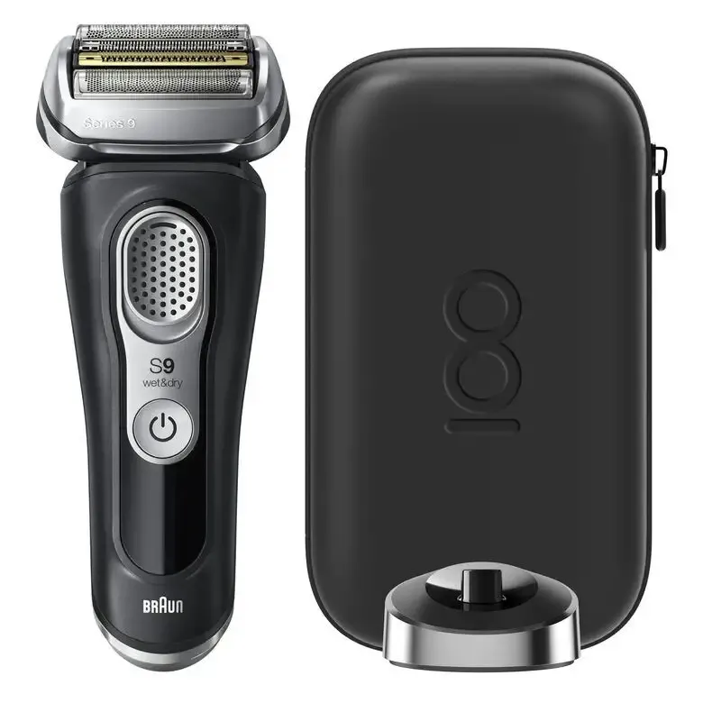 Saldi Braun Series 9 Rasoio Elettrico Uomo, Design Edition Con Custodia Da Viaggio - Nero