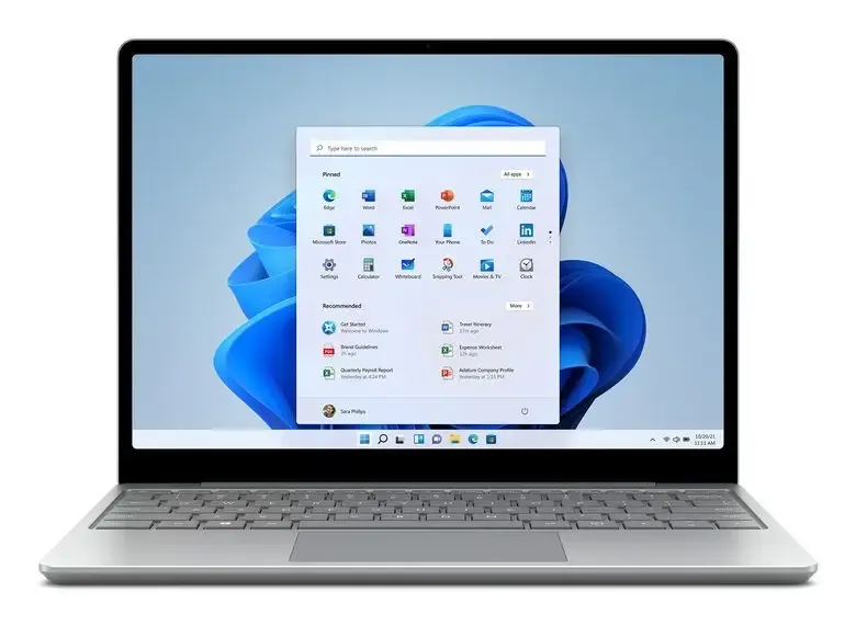 Solo Oggi Microsoft Surface Laptop Go 2 Intel® Core™ i5 i5-1135G7 Computer portatile 31,5 cm (12.4") Touch screen 8 GB LPDDR4x-SDRAM 256 GB SSD Wi-Fi 6 (802.11ax) Windows 11 Home Platino