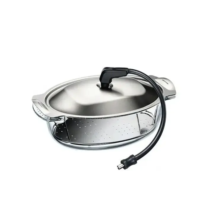 Occasione Imperdibile Electrolux S.STEAMKIT accessorio e componente per forno Nero, Acciaio inossidabile, Trasparente Vetro, Acciaio inossidabile Set per cottura a vapore