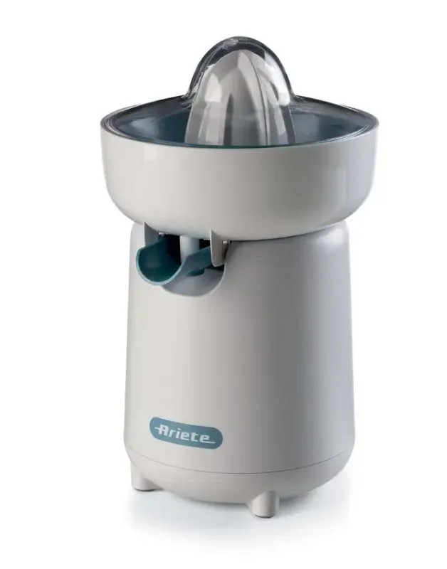Professionale Ariete 417 Spremiagrumi Breakfast, 40W, 2 coni di spremitura, Coperchio di protezione, Beccuccio antigoccia, Rotazione a destra e a sinistra, Piedini antiscivolo, Dark & Sahara Grey