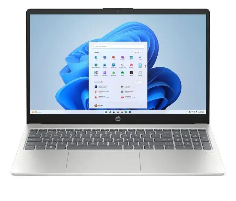 Promo Stagionale HP 15-fc0026nl AMD Ryzen™ 5 7520U Computer portatile 39,6 cm (15.6") Full HD 8 GB LPDDR5-SDRAM 512 GB SSD Wi-Fi 6 (802.11ax) Windows 11 Home Argento