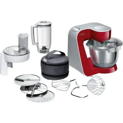 Prezzo Ridotto Bosch MUM58720 robot da cucina 1000 W 3,9 L Grigio, Rosso, Stainless steel