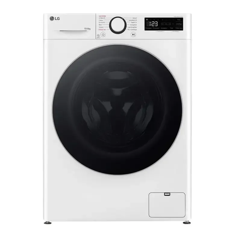 Ordina Subito LG D4R5010TSWS Lavasciuga 10/6kg AI DD, Serie R5 Classe D, 1400 giri, TurboWash 360, Vapore, Eco Hybrid, Bianca