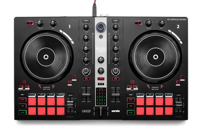 Hercules INPULSE 300 MK2 Mixer per vinile Nero, Rosso Spedito Oggi