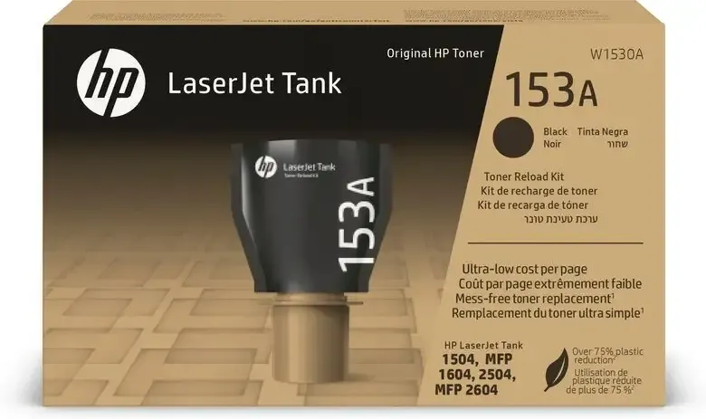 HP Kit di ricarica del toner nero originale LaserJet Tank 153A Prezzo Ridotto