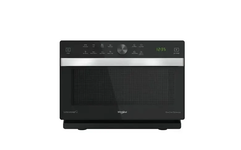 Whirlpool Supreme Chef MWP 337 SB Superficie piana Microonde con grill 33 L 900 W Nero, Argento Quantità Limitata
