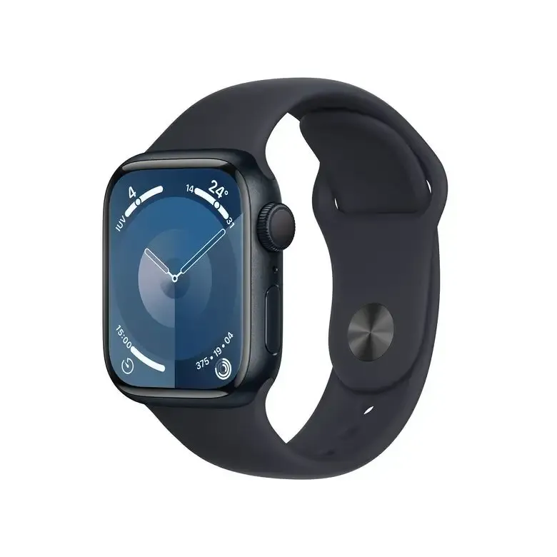Apple Watch Series 9 GPS Cassa 41mm in Alluminio Mezzanotte con Cinturino Sport Mezzanotte - S/M Promozione Esclusiva