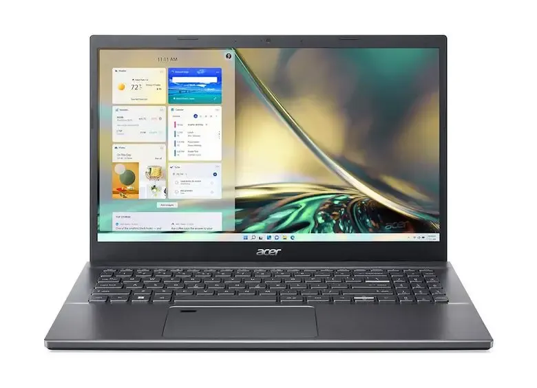 Acer NX.KMHET.003 laptop Computer portatile 39,6 cm (15.6") Full HD Intel® Core™ i7 i7-1255U 16 GB DDR4-SDRAM 512 GB SSD NVIDIA GeForce RTX 2050 Wi-Fi 6E (802.11ax) Windows 11 Home Grigio Consegna Rapida