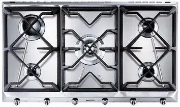 Miglior Prezzo Smeg Universal SRV596GH5 piano cottura Acciaio inossidabile Da incasso Gas 5 Fornello(i)