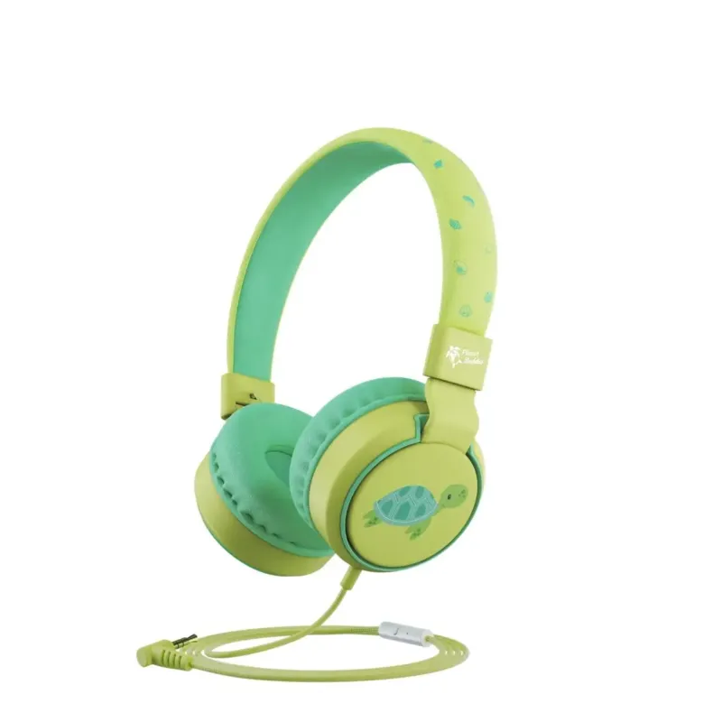 Bestseller Urbanista Planet Buddies Turtle Cuffie Con Cavo Reciclate Al 50%