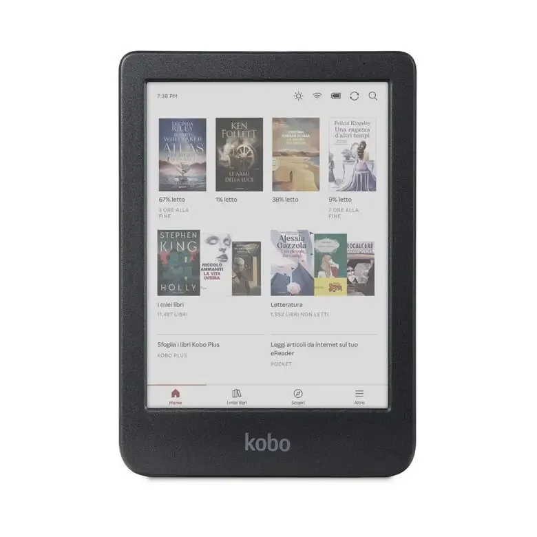 Novità Rakuten Kobo Clara Colour lettore e-book Touch screen 16 GB Wi-Fi Nero