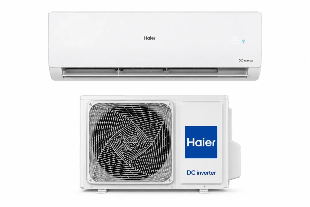 Haier Clima H1U12TAB Trendy Condizionatore Fisso, KIT H1U12TABOUT + HAS12TABIN inverter, Wi-Fi, Unità Interna e Esterna Consegna Rapida
