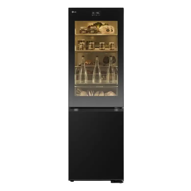 Esclusivo LG MoodUP GBG7190CEV Frigo combinato InstaView, Classe C, 349L, Nero