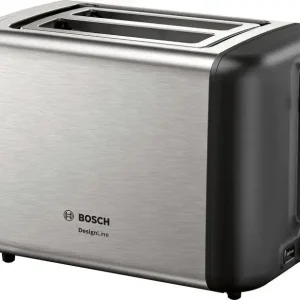 Ultima Occasione Bosch TAT3P420 tostapane 2 fetta/e 970 W Nero, Acciaio inossidabile