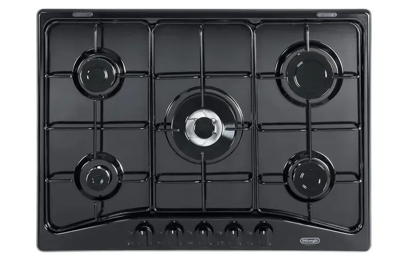 Novità De’Longhi YNF 57 ASV piano cottura Nero Da incasso 68 cm Gas 5 Fornello(i)