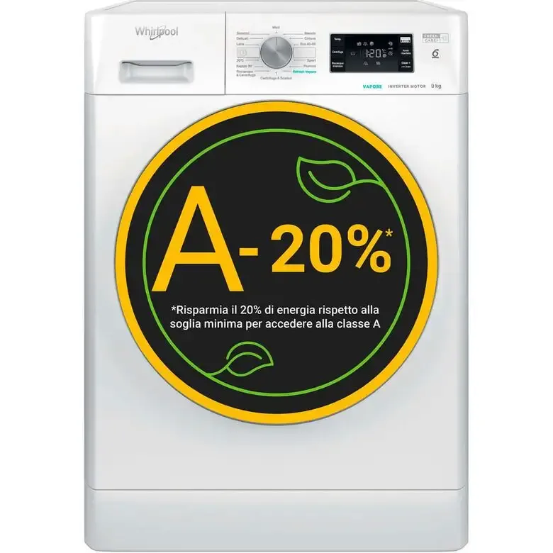 Acquista Ora Whirlpool Lavatrice a libera installazione - FFB 948 BSV IT