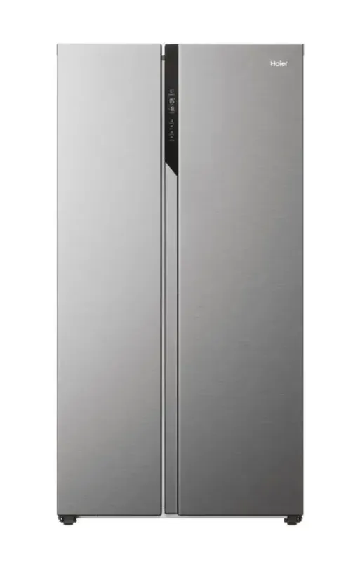 Haier SBS 90 Serie 5 HSR5918DNMP Frigorifero Side By Side Libera Installazione 528 L D Platino, Acciaio inossidabile Popolare