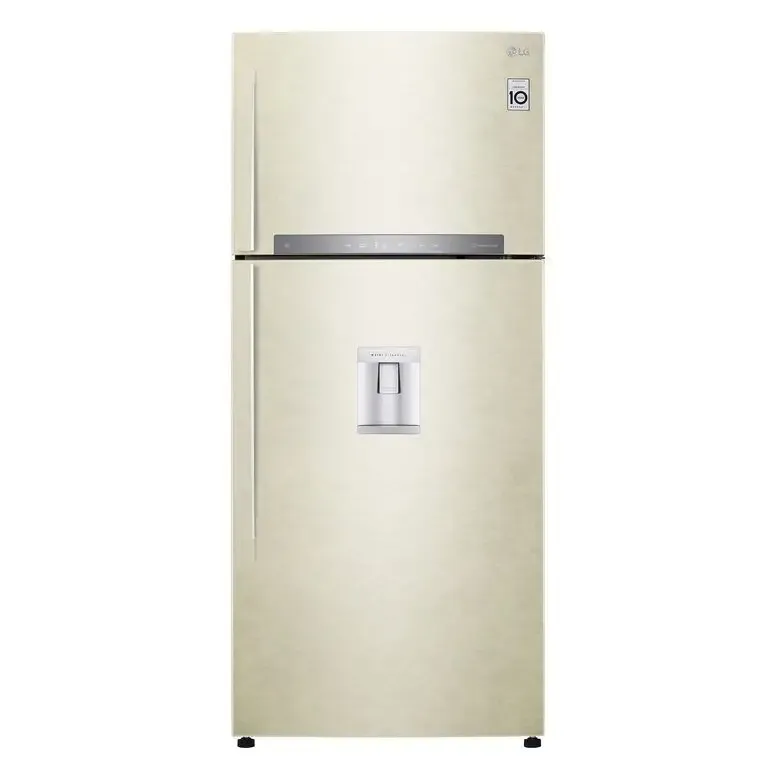 LG GTF744SEPED Frigorifero doppia porta, Classe E, 509L, Wi-Fi, Dispenser acqua, Sabbia Quantità Limitata