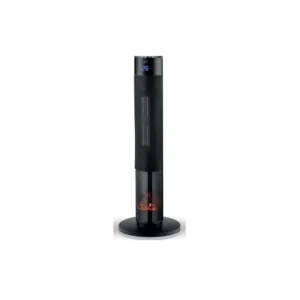 Di Tendenza Dcg Stufa in Ceramica con Potenza 2000w Altezza 78cm Effetto Fiamma