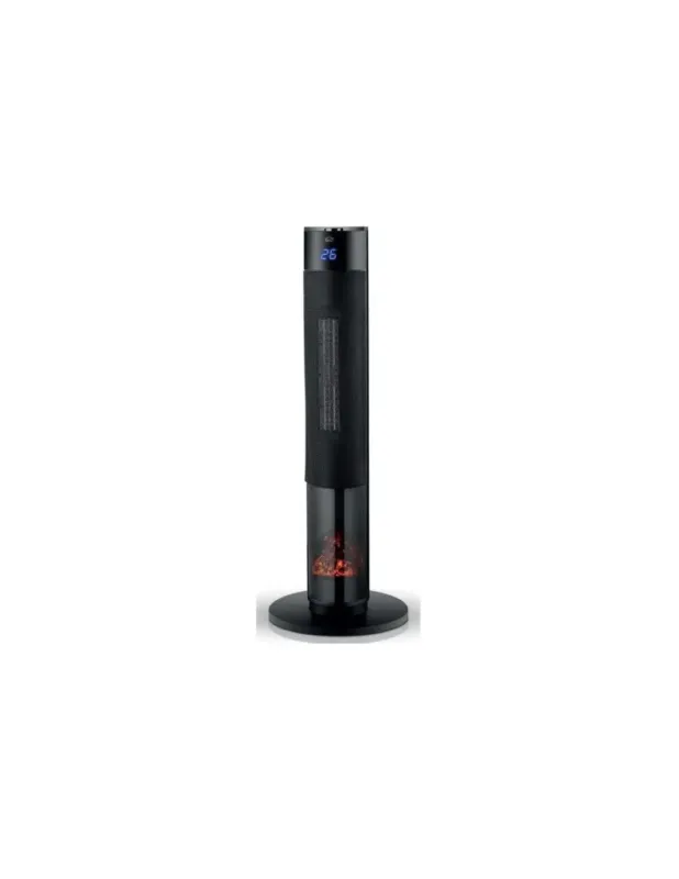 Di Tendenza Dcg Stufa in Ceramica con Potenza 2000w Altezza 78cm Effetto Fiamma