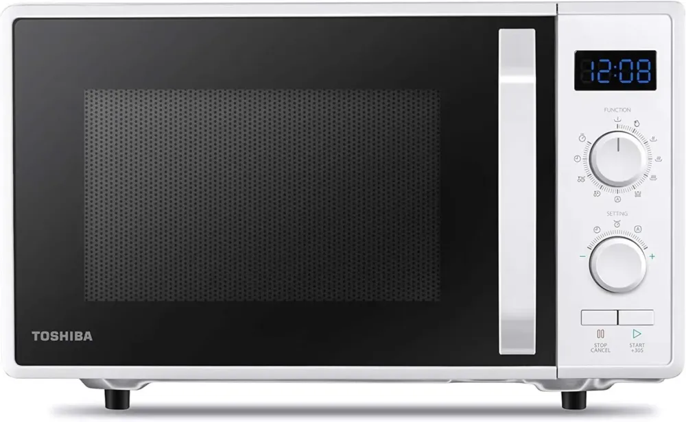 Popolare Toshiba MW2-AG23P(WH) 3-in-1 Forno a Microonde con Grill 1050W Cottura combinata 23 L