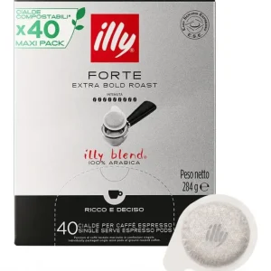 Illy Forte Cialde caffè Tostatura scura 40 pz Prezzo Scontato