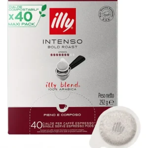 Illy Intenso Cialde caffè Medium-dark roast 40 pz Spedito Oggi