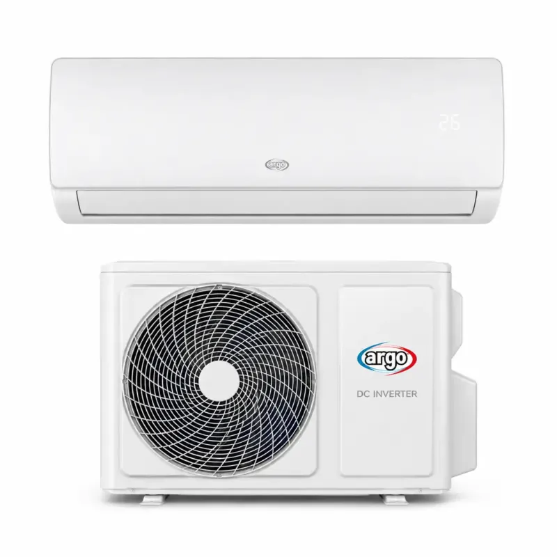 Argo Clima Deluxe Condizionatore Fisso, DC Inverter, 12000 Btu, Unità Interna E Esterna Reso Gratuito