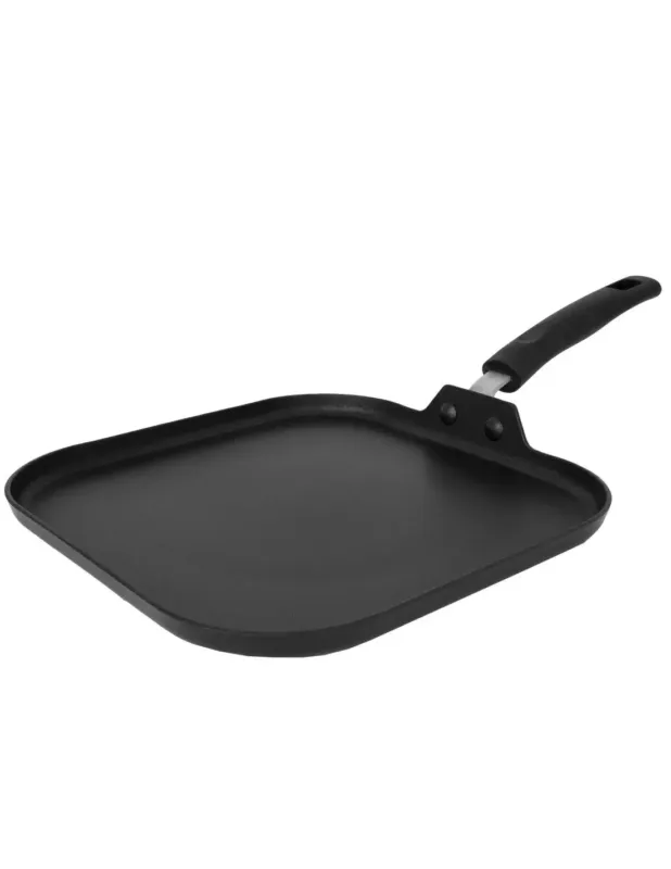 Acquista Ora Aeternum Bistecchiera Liscia Black Pearl 28x28