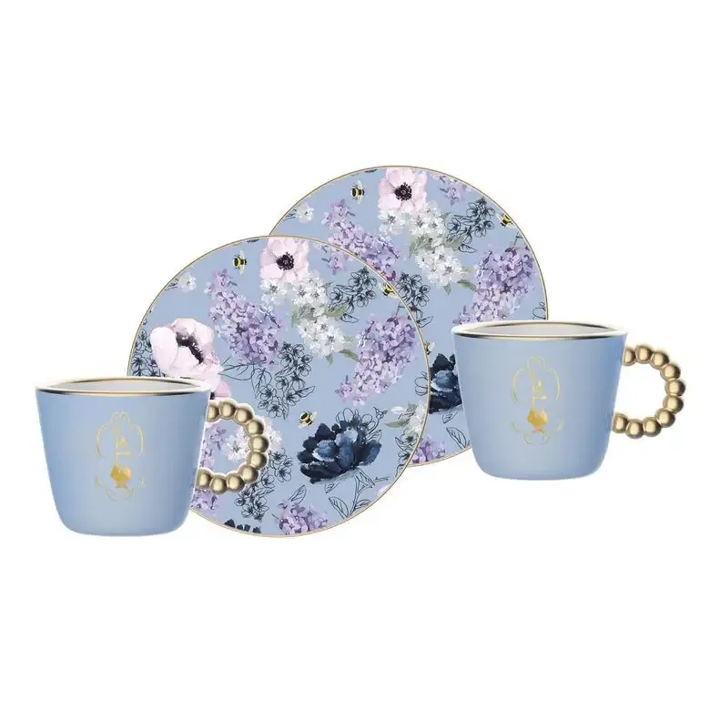 Reso Gratuito Bialetti set da 2 pezzi di tazzine e piattini Bridgerton