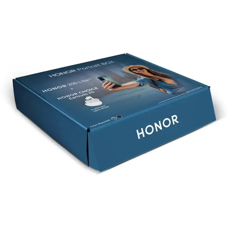 Economico Honor 200 Lite 5G + Earbuds X5 17 cm (6.7") Doppia SIM Android 14 USB tipo-C 8 GB 256 GB 4500 mAh Blu